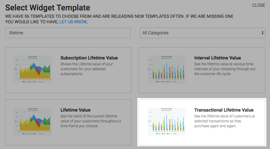 The template highlighted in the themplate library.