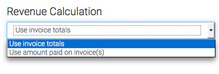 choose the revenue calculation method