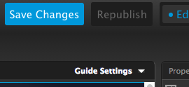 Save Changes button is blue.