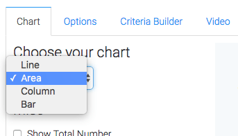 Select the Display type you want to use for the report.