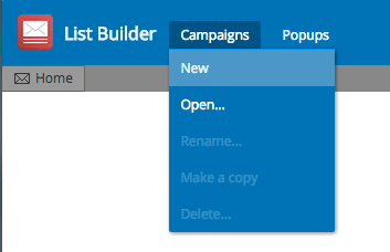 Here, you'll need to click "Campaigns and New" to add a campaign. It's important for you to know that you can edit an existing campaign if you want to.