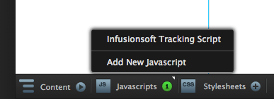 Javascripts button clicked.