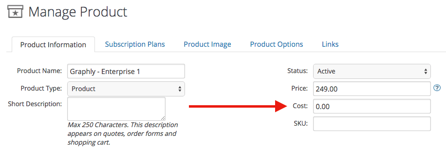 Make sure that you have set a value for the "Cost" field in each of your products. You can find it under Product Information when you manage your products.
