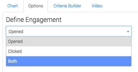 Engagement Definition Options displayed.