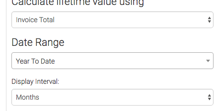 Choose the date range for your report