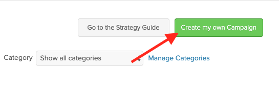 Log into Infusionsoft and navigate to the Campaign Builder section. Then click "Create my own Campaign". For the looping needed for dashboard emails.