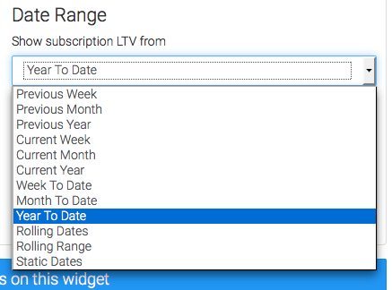 Select your date range.
