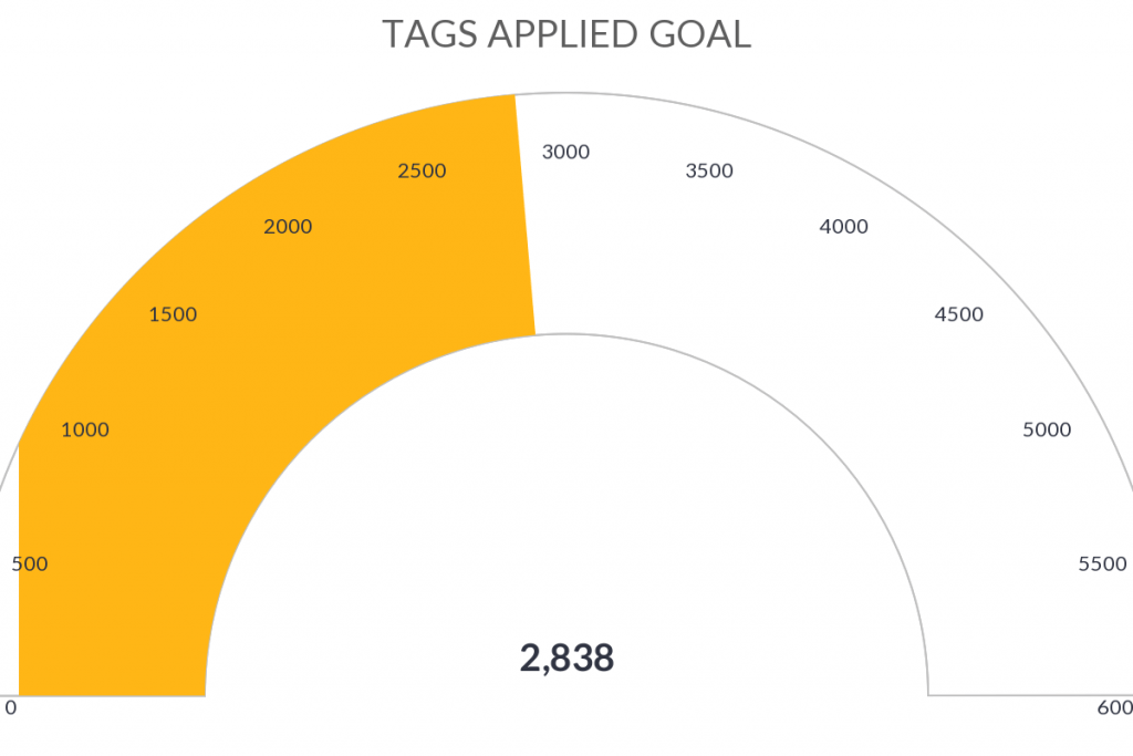 Use the tags applied goal report to help measure how effective your marketing is. 
